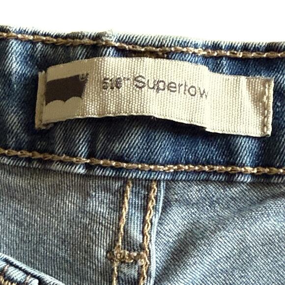 Levi’s 517 Superlow Bootcut Jeans Medium Wash Low Rise Y2K Denim Women’s 28 - Picture 8 of 14